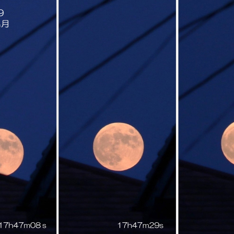 2023/9/29 昇る中秋の名月