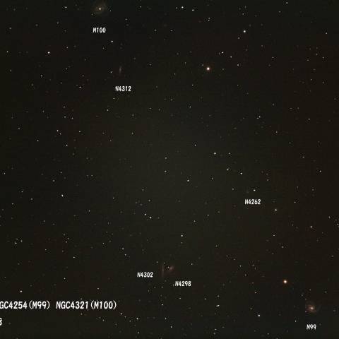 Com NGC4254(M99)  NGC4321(M100)