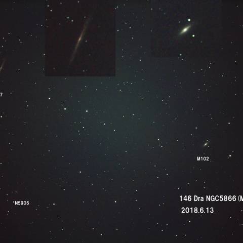 Dra NGC5866(M102) NGC5907
