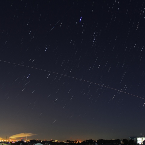 ISSと夏の大三角形