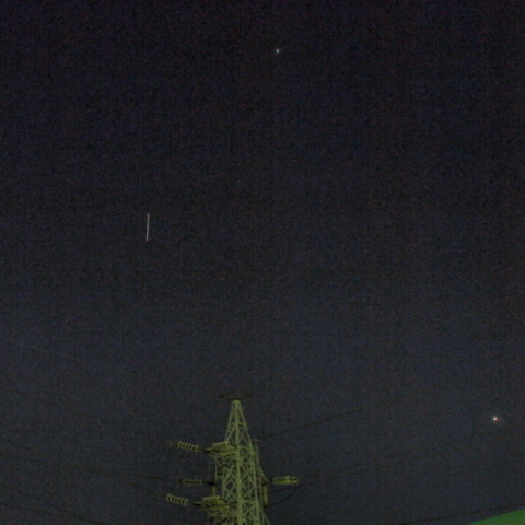 木星と金星とISS