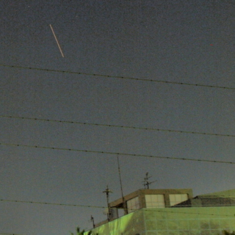 実践女子大上空の国際宇宙ステーション