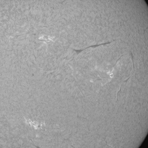 10月30日の太陽 (152mm 部分撮影)
