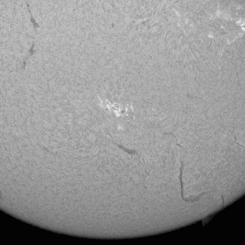 10月30日の太陽 (152mm 部分撮影) その2