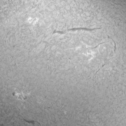11月1日の太陽 (152mm 部分撮影) 