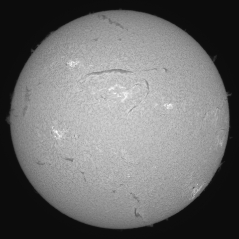 11月2日の太陽 (60mm ダブルスタック)
