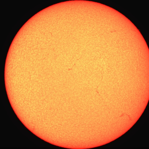 2016年12月25日の太陽(カラー)