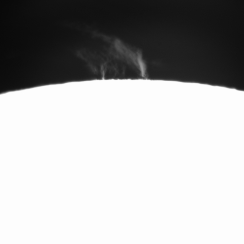 2016年12月25日のプロミネンス