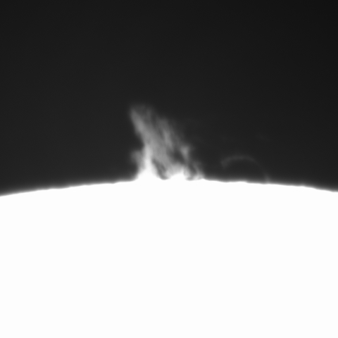 1月25日のプロミネンス