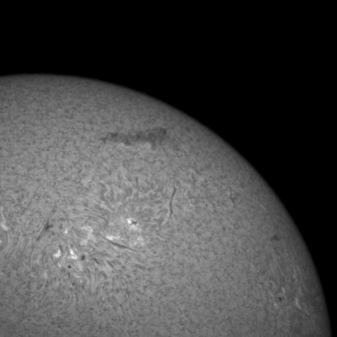 4月23日の太陽(部分)