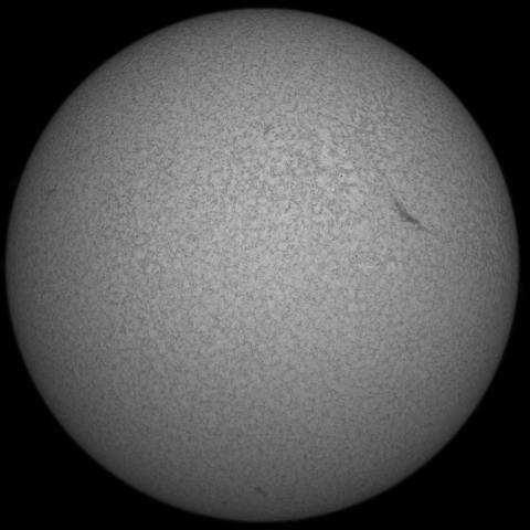 5月20日の太陽(モノクロ)
