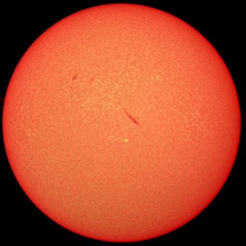 5月22日の太陽(カラー+モノクロ)