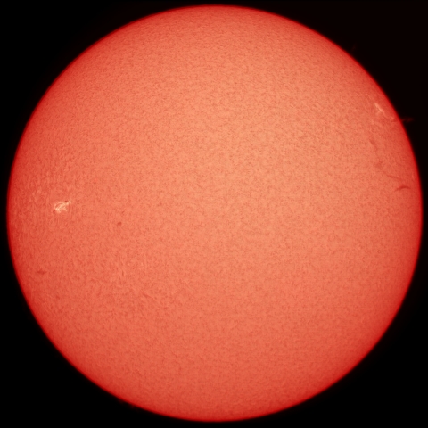 5月27日の太陽(カラー+モノクロ合成)