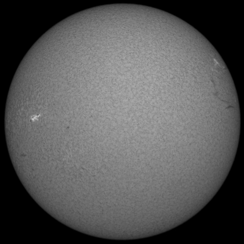 5月27日の太陽(モノクロ)