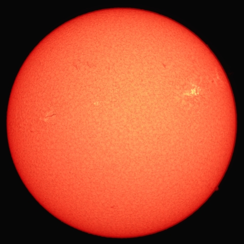 6月4日の太陽(カラー+モノクロ合成)