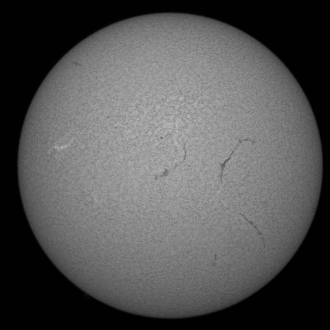 6月19日の太陽(モノクロ)