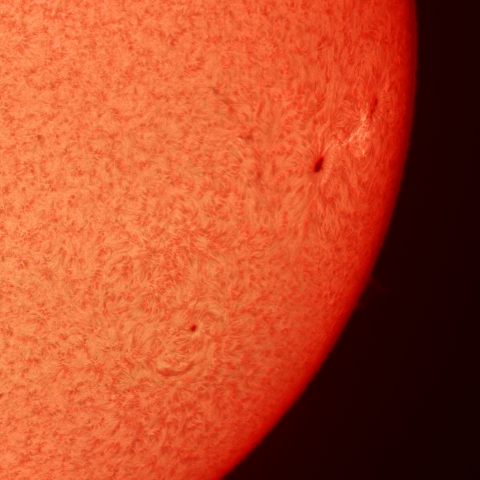 8月31日の太陽(部分合成)