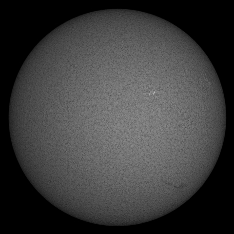 1月23日の太陽(ダブルスタック+シングルスタック合成)