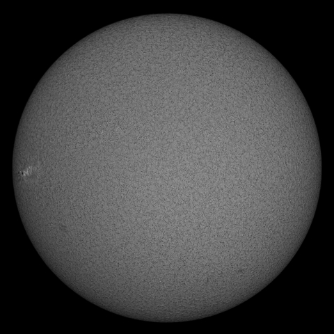 1月29日の太陽(シングルスタック合成)