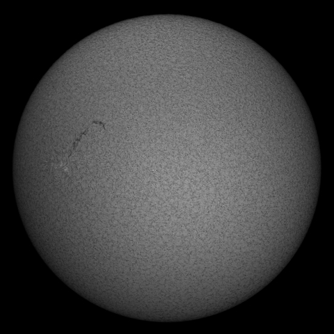 2月23日の太陽(ダブルスタック合成)