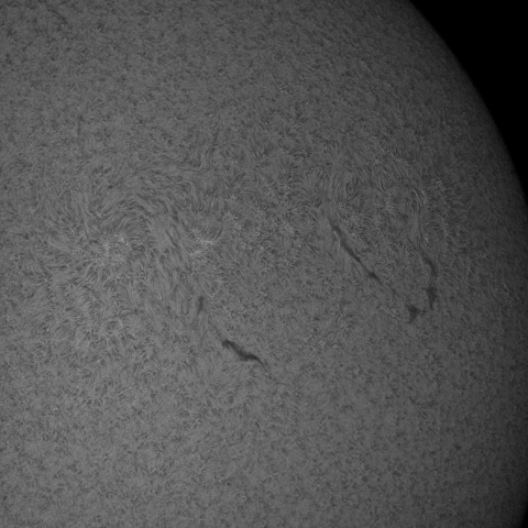6月05日の太陽(部分)