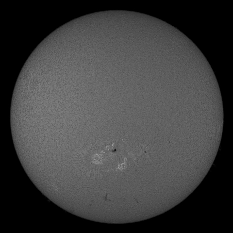 11月29日の太陽 その3 (シングルスタック)