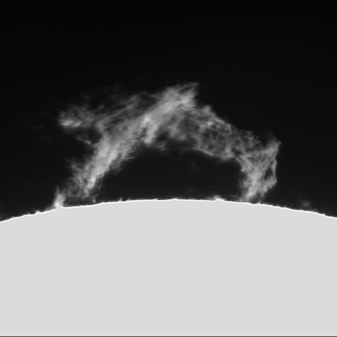 8月4日のプロミネンス