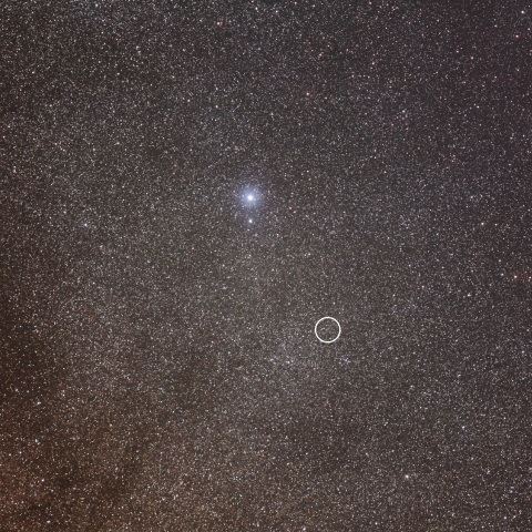 遠ざかるラブジョイ彗星 (C/2013 R1)