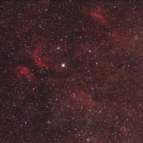 はくちょう座の散光星雲