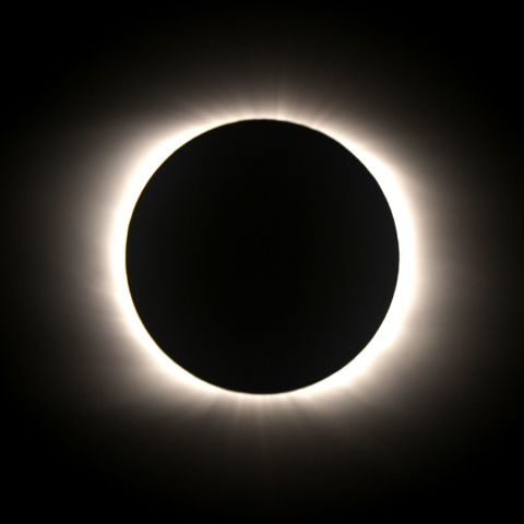 安徽省桐城市で見た皆既日食