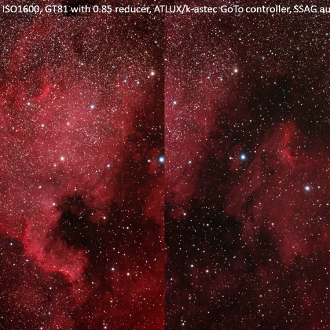 季節はずれでごめんなさい！(NGC7000 他）