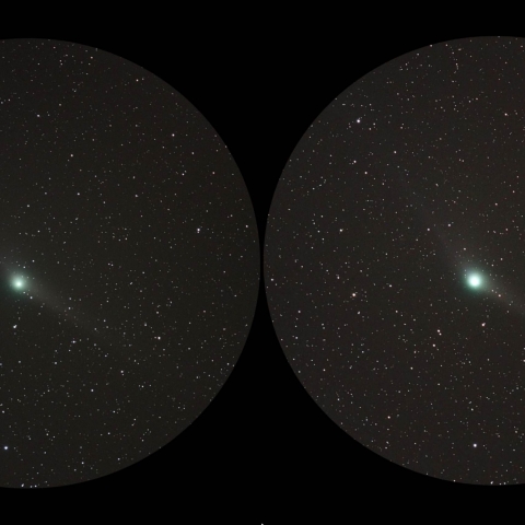 ３D ギャラッド彗星（C/2009 P1） 02/28/2012