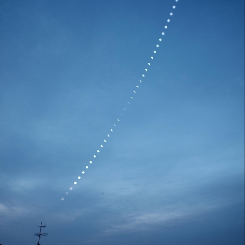 金環日食の経過 (2012/5/21) 