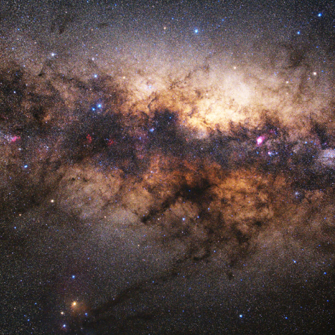 天の川の一番濃いところ