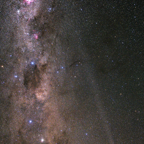 彗星と南十字星