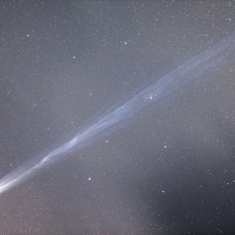 雲間のレナード彗星