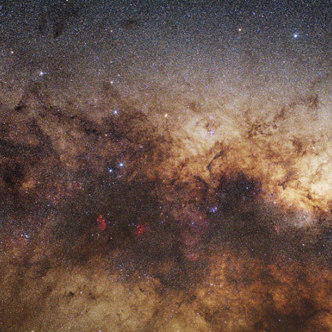 さそりの尻尾と銀河系の中心