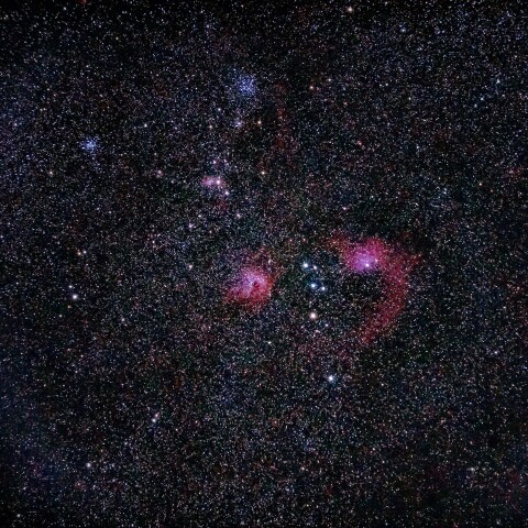 ぎょしゃ座の星雲・星団群