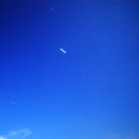 ISSとペルセウス座流星群