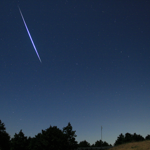 ふたご座流星群 大火球