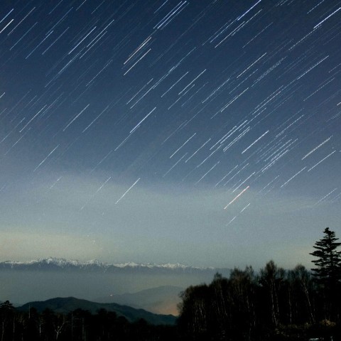 中央アルプス遠望