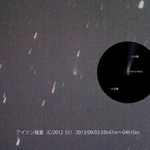 9月3日のアイソン彗星