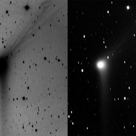 12月5日のカタリナ彗星中心部付近