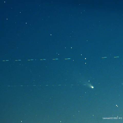 レナード彗星 （C/2021 A1）2022年1月4日