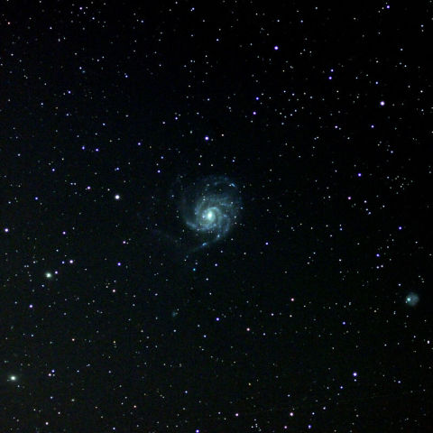 M101回転花火銀河