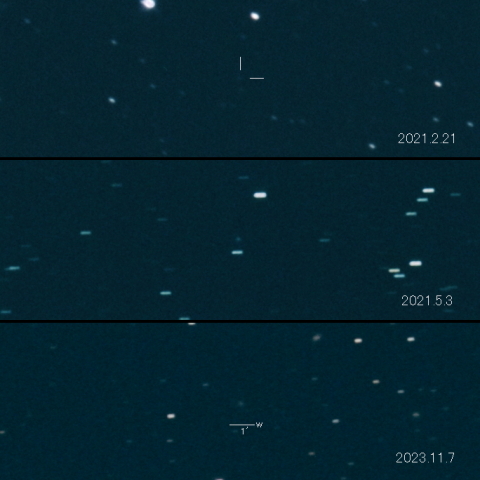 C/2020 Y2 (ATLAS) の変化