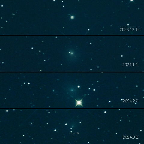 29P（Schwassmann-Wachmann） の変化