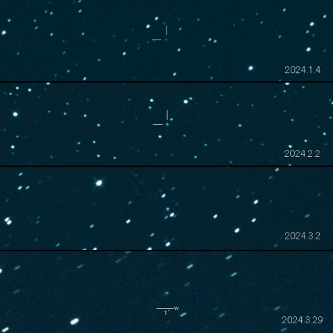 227P(Catalina-LINEAR ) の変化