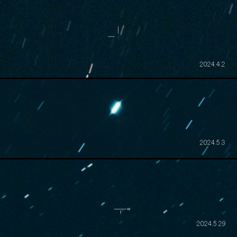 C/2024 C4 (ATLAS) の変化
