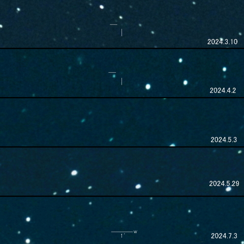 362P（20008 GO98）の変化